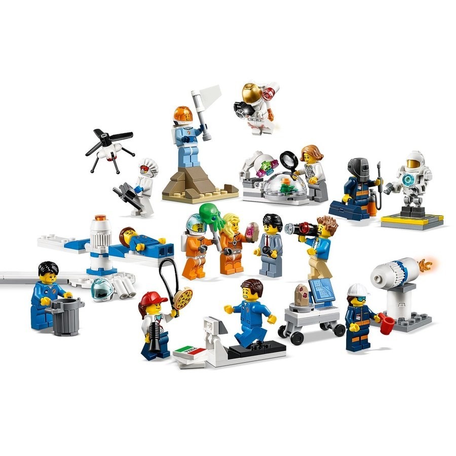 Promotional - Lego Metropolitan Area Folks Pack - Room Research And Growth - Spectacular:£34