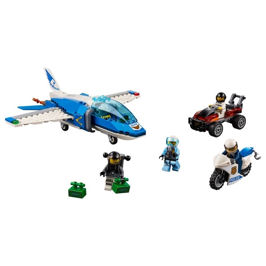 Lego City Skies Cops Parachute Apprehension