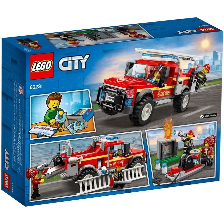 Cyber Monday Week Sale - Lego Metropolitan Area Fire Chief Reaction Truck - Cash Cow:£28