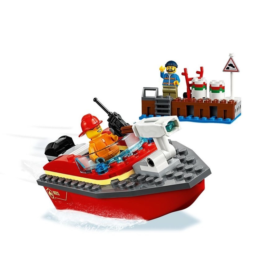 Limited Time Offer - Lego Area Dock Edge Fire - Sale-A-Thon Spectacular:£20[cob10357li]