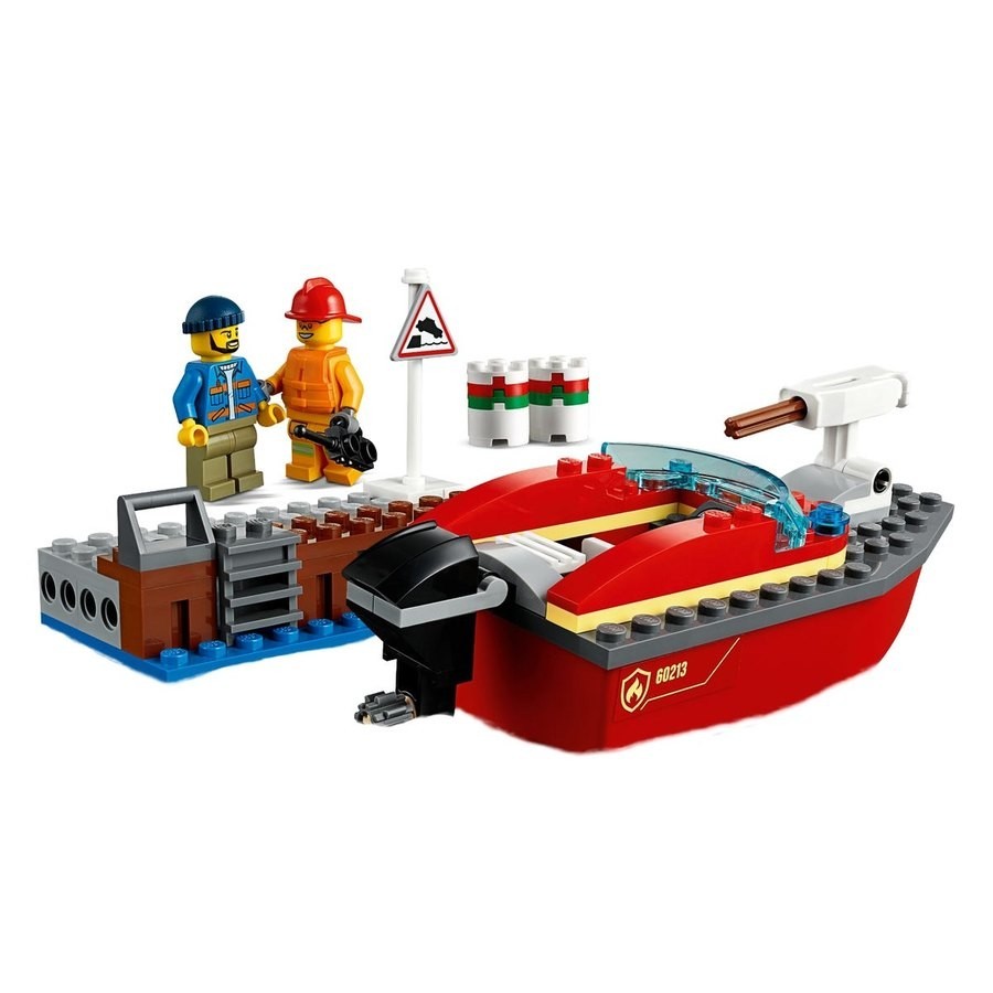 October Halloween Sale - Lego Area Dock Side Fire - Two-for-One:£20[lib10357nk]