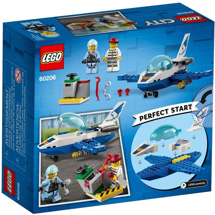 Lego Metropolitan Area Skies Cops Jet Watch