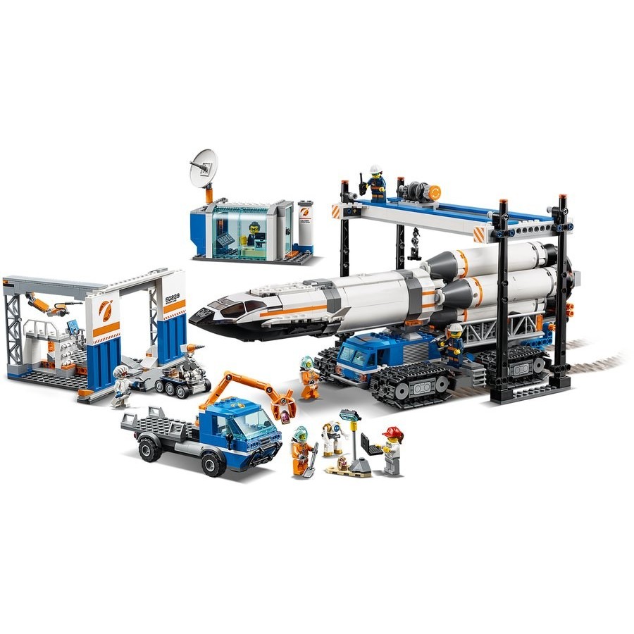 Lego Urban Area Spacecraft Installation & Transportation