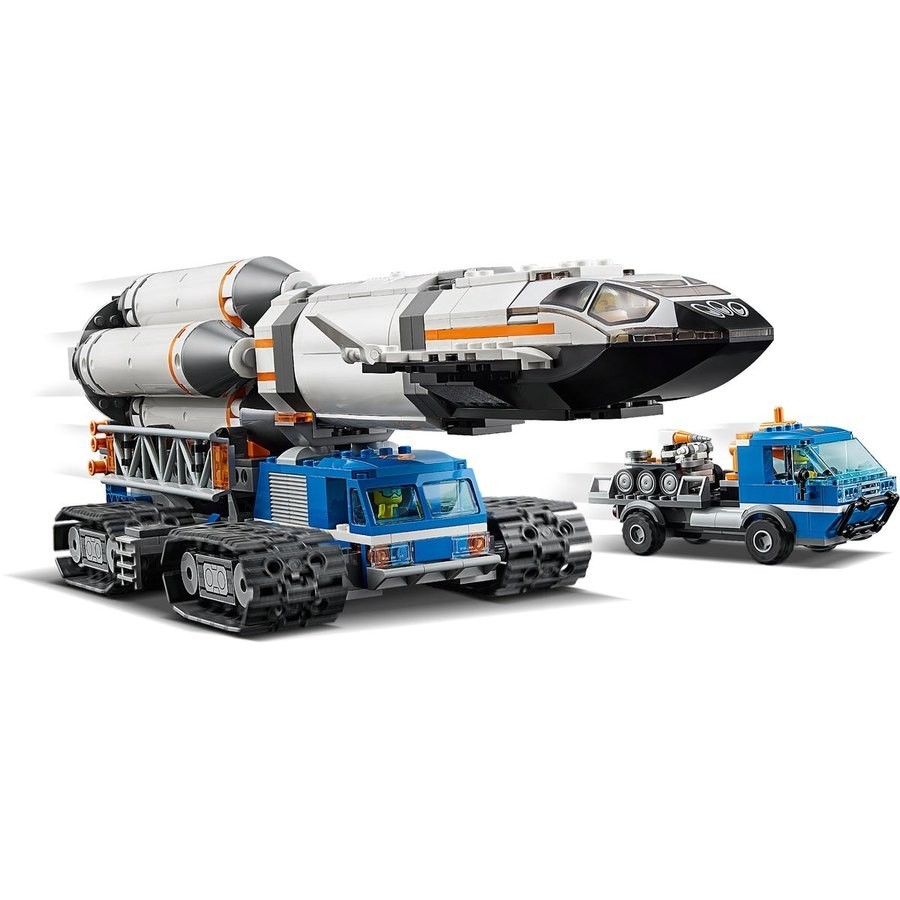 Lego Metropolitan Area Rocket Setting Up & Transport