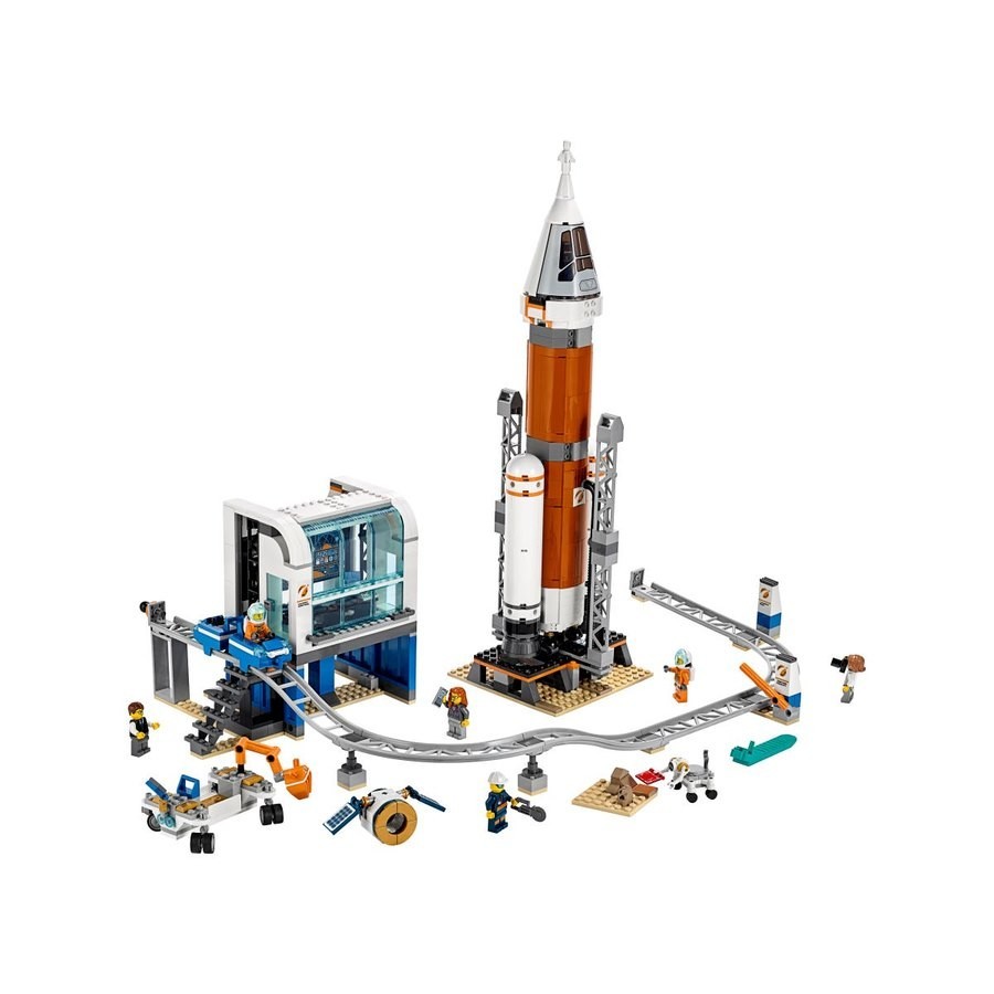 Lego City Deep Area Spacecraft And Also Launch Control