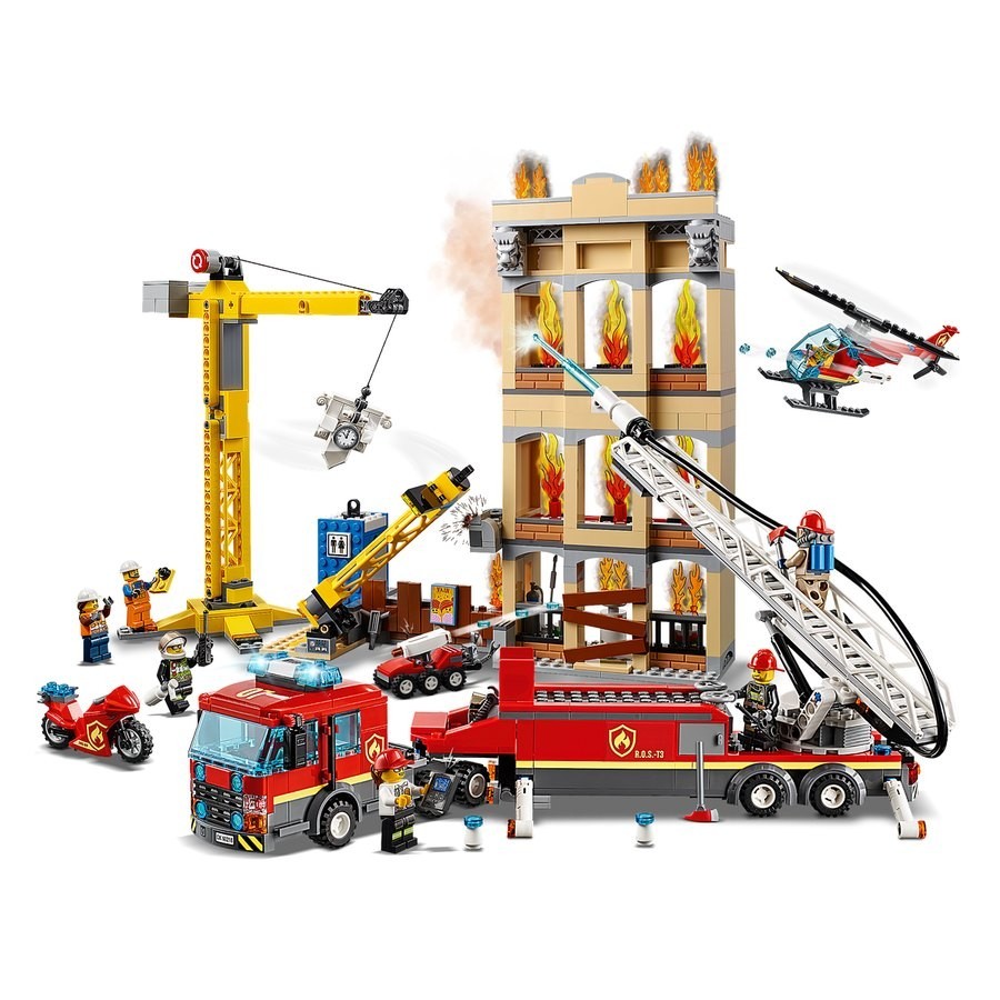 New Year's Sale - Lego Urban Area Midtown Fire Unit - Sale-A-Thon:£72[neb10373ca]