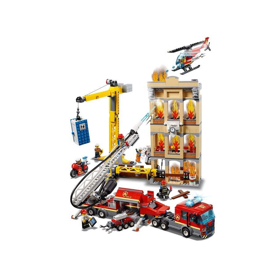 New Year's Sale - Lego Urban Area Midtown Fire Unit - Sale-A-Thon:£72[neb10373ca]