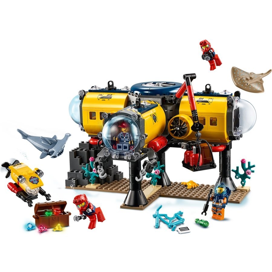 January Clearance Sale - Lego City Sea Expedition Base - Off:£57[lab10377ma]