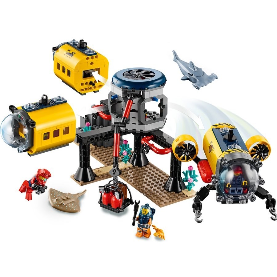 January Clearance Sale - Lego City Sea Expedition Base - Off:£57[lab10377ma]