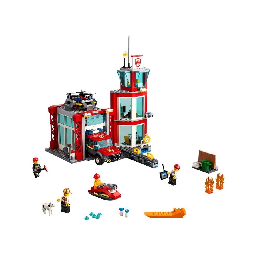 Halloween Sale - Lego Area Fire Station - Frenzy Fest:£54[jcb10378ba]