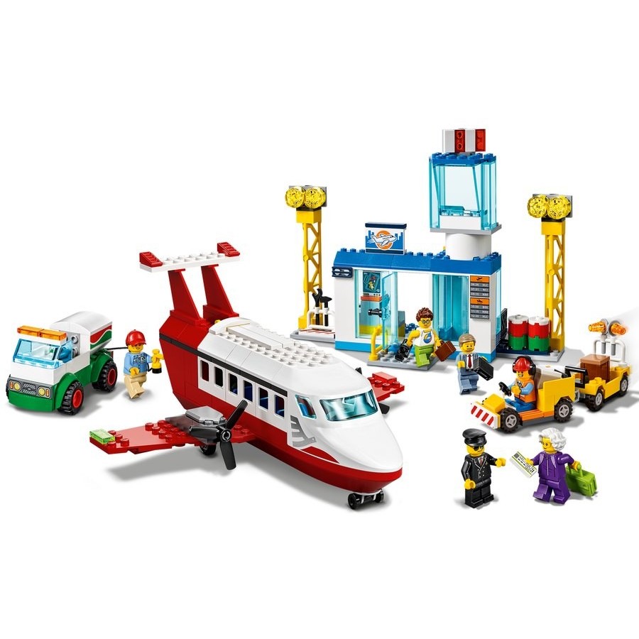 Lego Urban Area Central Airport Terminal