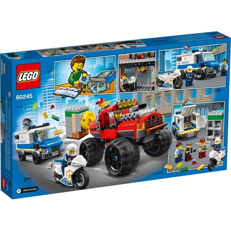 Lego Metropolitan Area Cops Monster Truck Heist