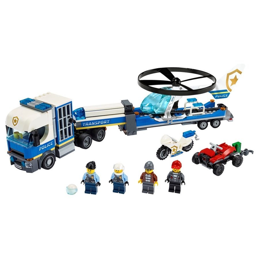 Cyber Week Sale - Lego Area Police Helicopter Transportation - Clearance Carnival:£42