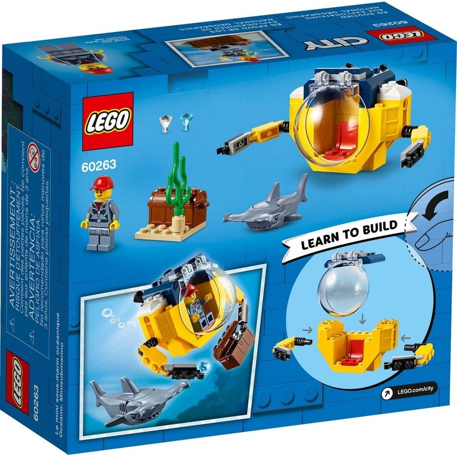 New Year's Sale - Lego Area Sea Mini-Submarine - Back-to-School Bonanza:£9[cob10384li]