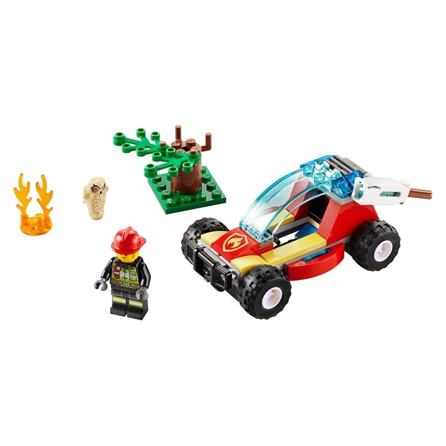 Warehouse Sale - Lego Urban Area Woodland Fire - Reduced:£9[beb10390nn]
