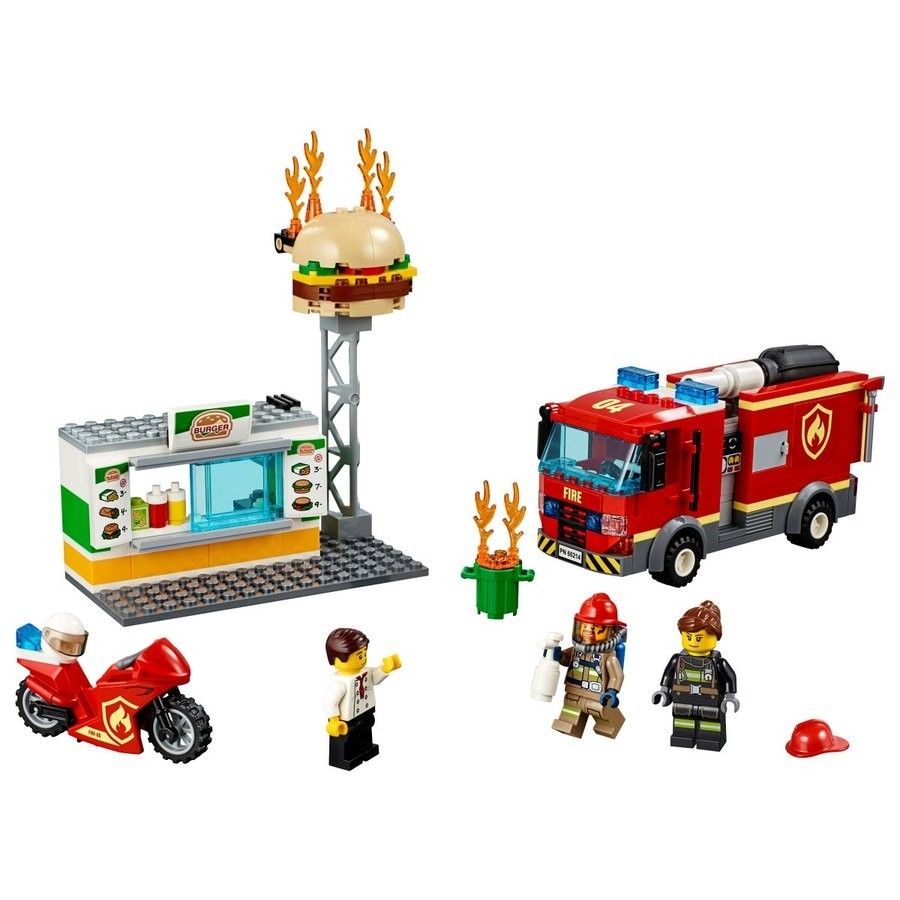 Lego Metropolitan Area Burger Pub Fire Rescue