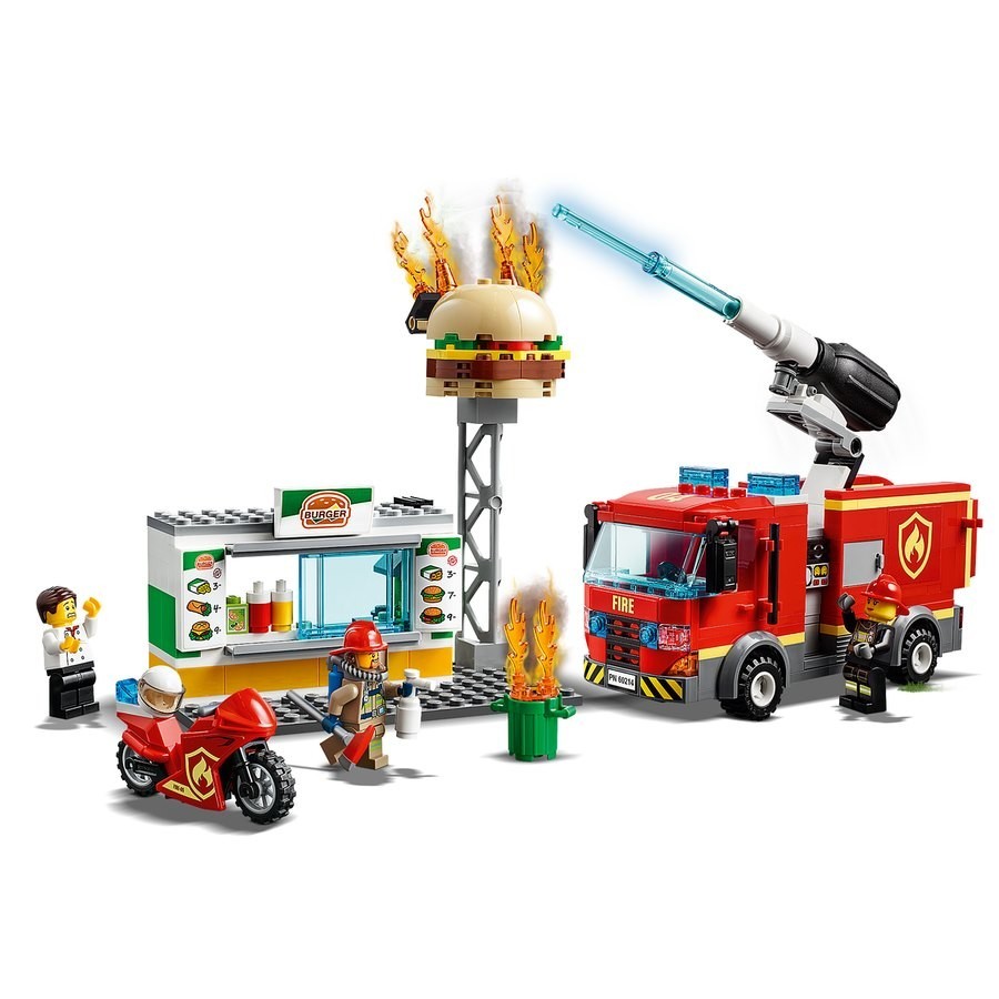 Lego Urban Area Burger Bar Fire Rescue