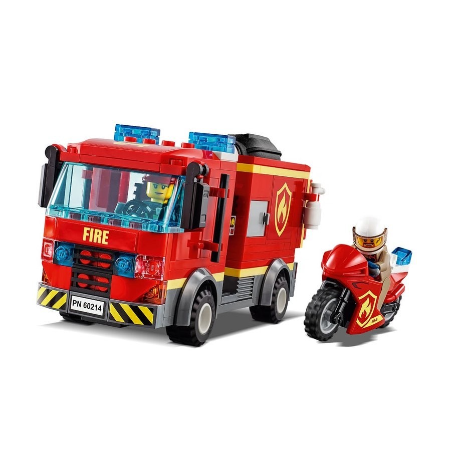 Lego Metropolitan Area Hamburger Pub Fire Rescue