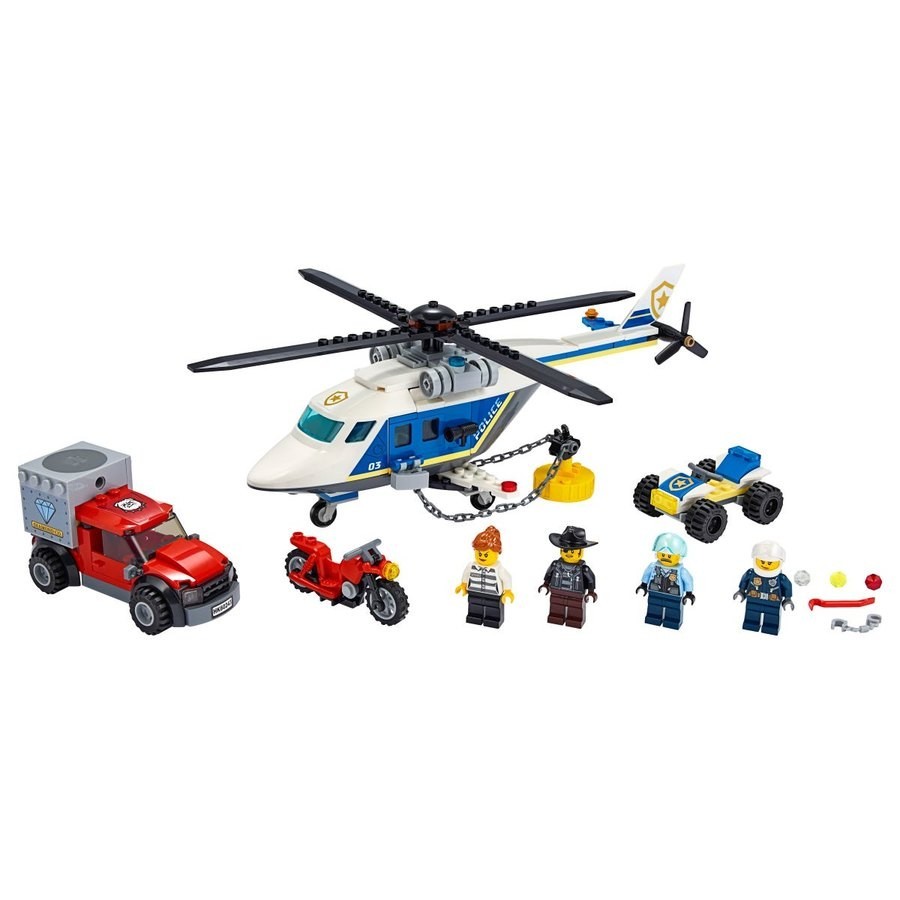Lego Urban Area Police Helicopter Chase
