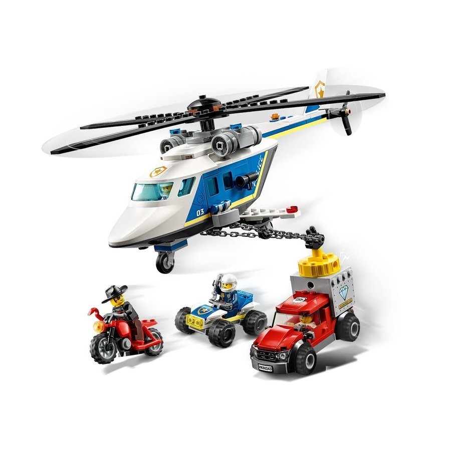 Lego City Authorities Chopper Pursuit