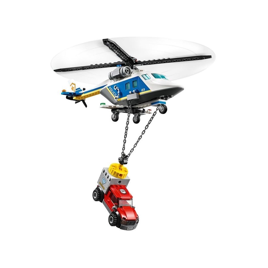Lego Urban Area Cops Helicopter Hunt