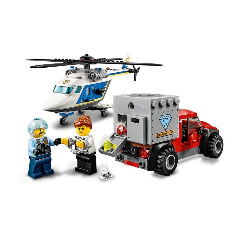 Can't Beat Our - Lego Urban Area Cops Helicopter Pursuit - Women's Day Wow-za:£34[beb10405nn]