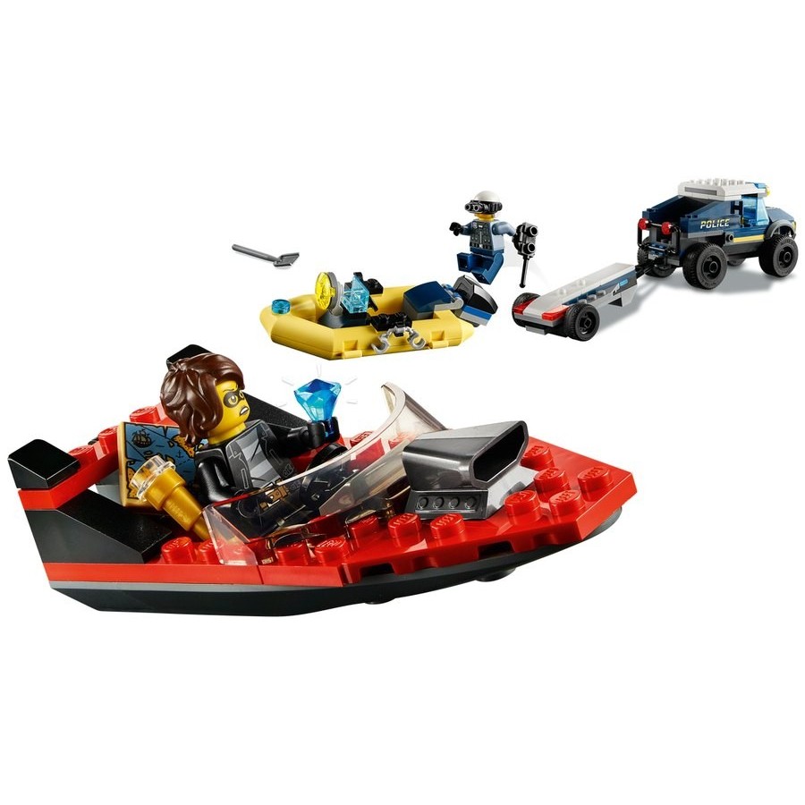 Lego City Cops Boat Transportation