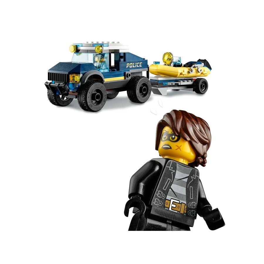 Lego Area Police Boat Transportation