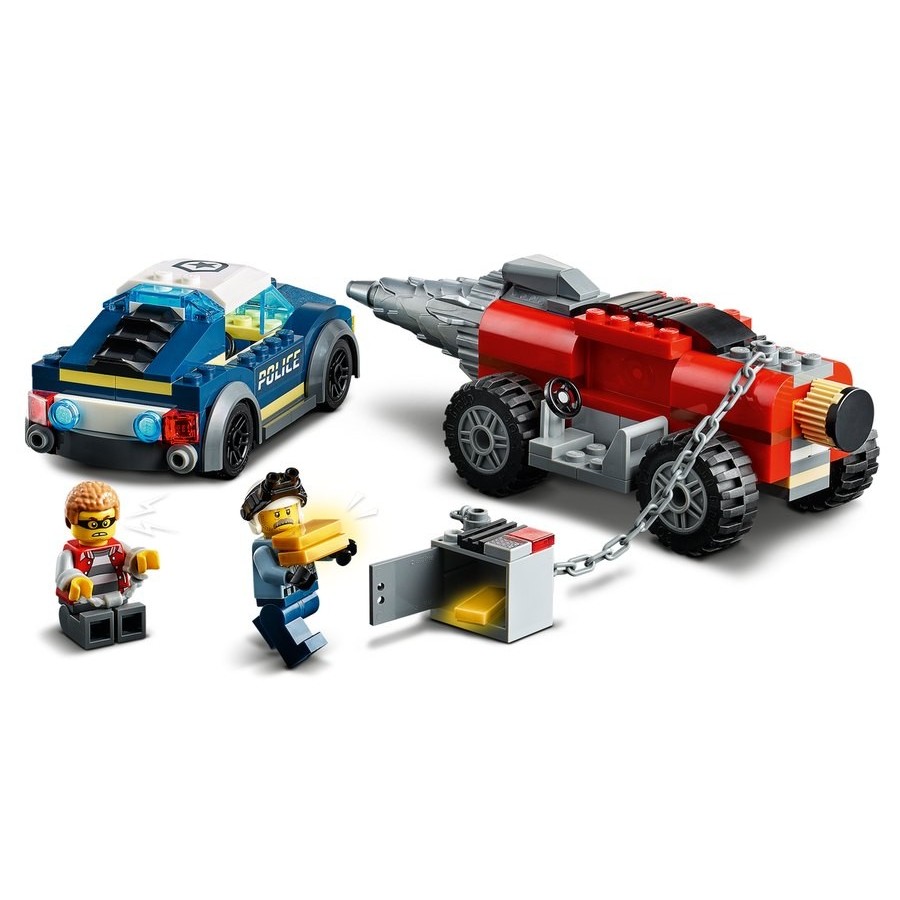 Flea Market Sale - Lego City Police Driller Chase - Get-Together Gathering:£30[hob10407ua]