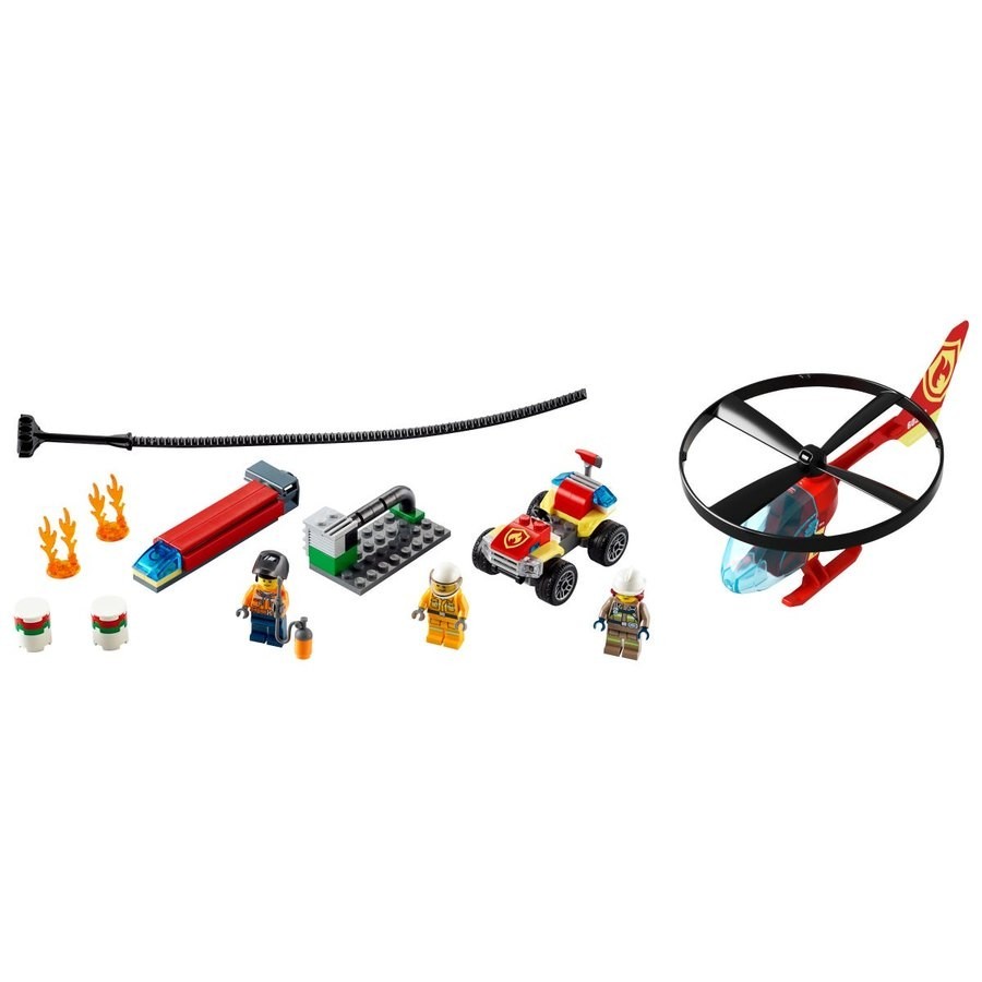 Lego City Fire Helicopter Action