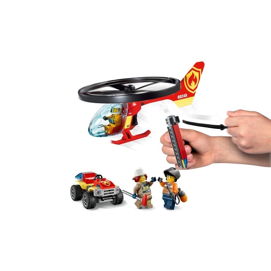 Lego Area Fire Helicopter Response