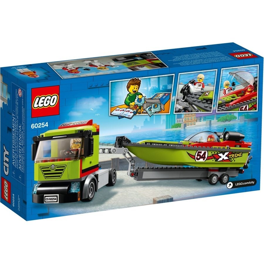 Lego City Race Watercraft Transporter