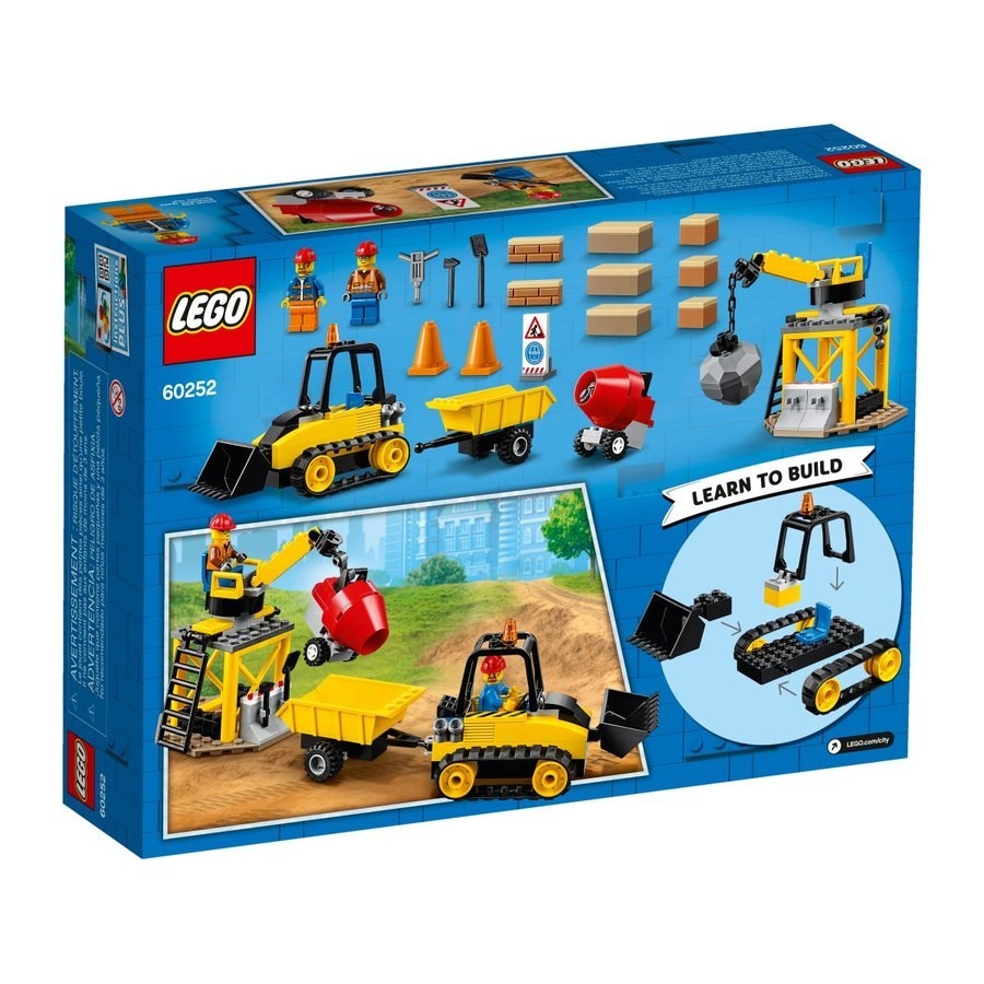 Lego City Building And Construction Bulldozer