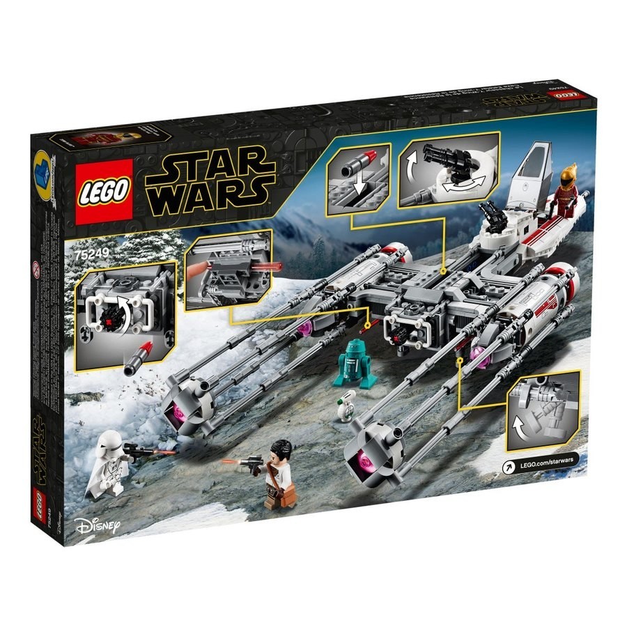 Lowest Price Guaranteed - Lego Star Wars Resistance Y-Wing Starfighter - Get-Together Gathering:£54[jcb10429ba]