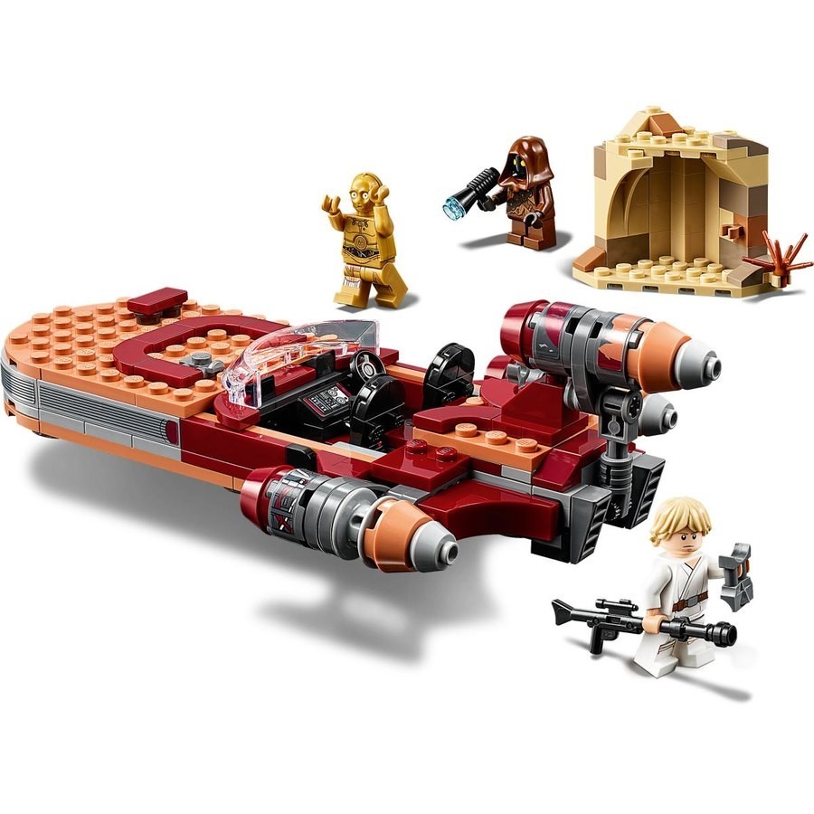 Final Clearance Sale - Lego Star Wars Luke Skywalker'S Landspeeder - Online Outlet Extravaganza:£29[lab10438ma]