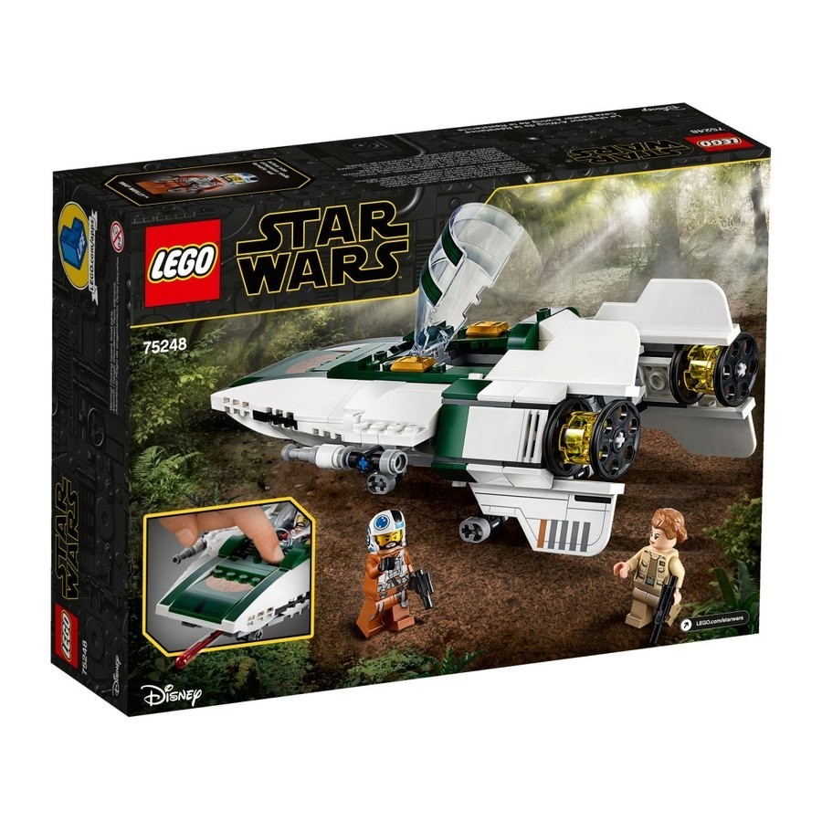 Free Shipping - Lego Star Wars Resistance A-Wing Starfighter - Deal:£29[lab10440ma]