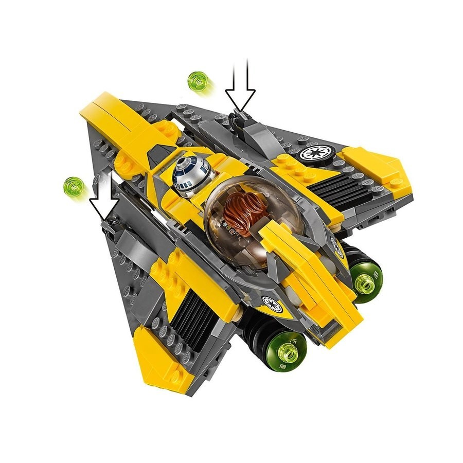 Summer Sale - Lego Star Wars Anakin'S Jedi Starfighter - New Year's Savings Spectacular:£20[cob10445li]