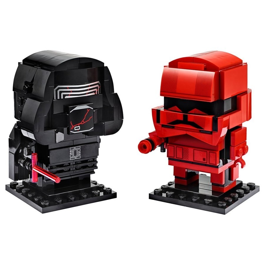 Halloween Sale - Lego Star Wars Kylo Ren & Sith Cannon Fodder - Online Outlet X-travaganza:£20[chb10447ar]