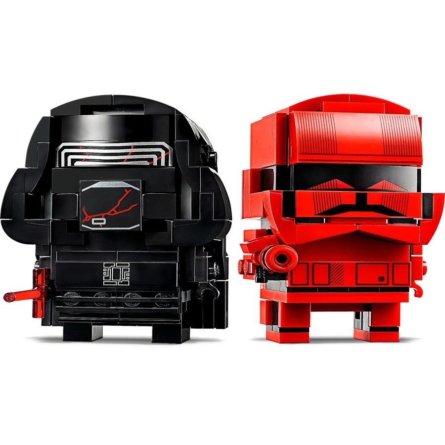 Halloween Sale - Lego Star Wars Kylo Ren & Sith Cannon Fodder - Online Outlet X-travaganza:£20[chb10447ar]