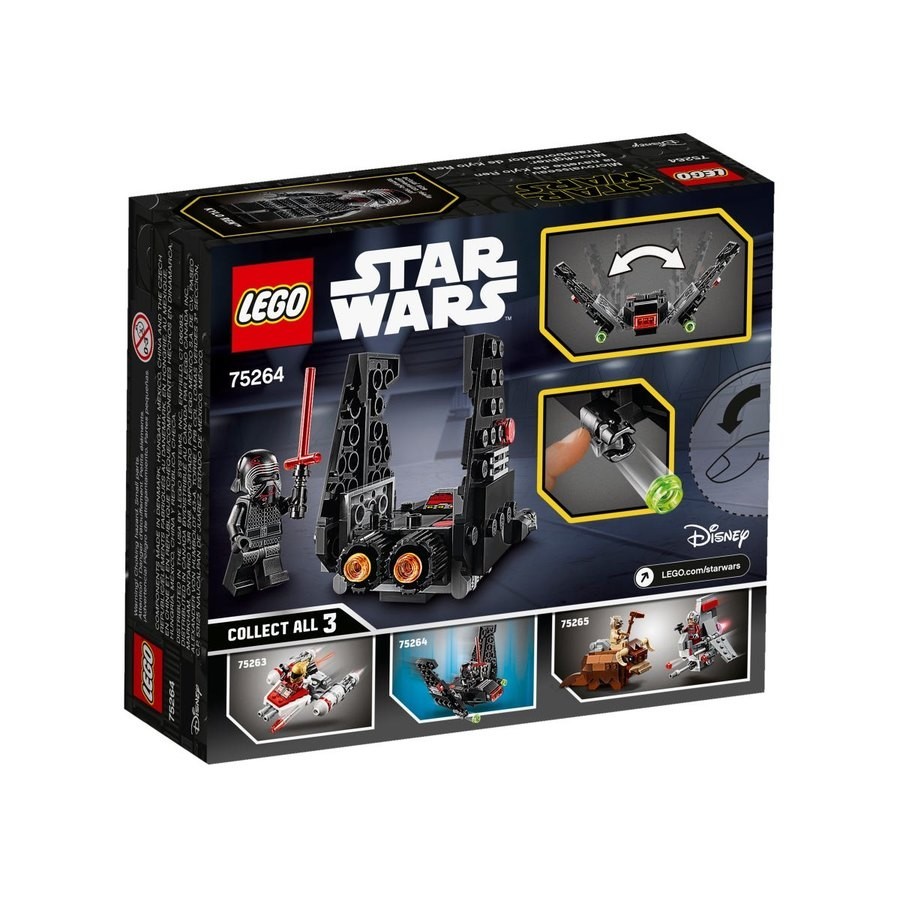 Holiday Sale - Lego Star Wars Kylo Ren'S Shuttle bus Microfighter - Online Outlet X-travaganza:£9[chb10449ar]