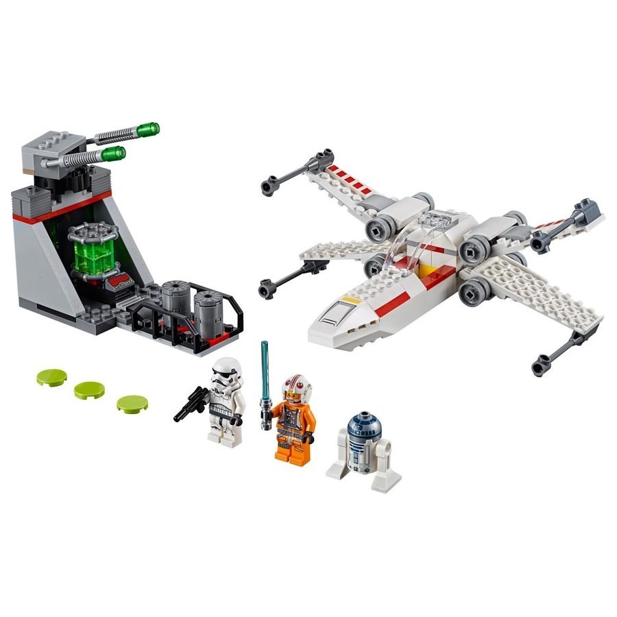 Holiday Sale - Lego Star Wars X-Wing Starfighter Trench Run - Online Outlet Extravaganza:£27[jcb10480ba]
