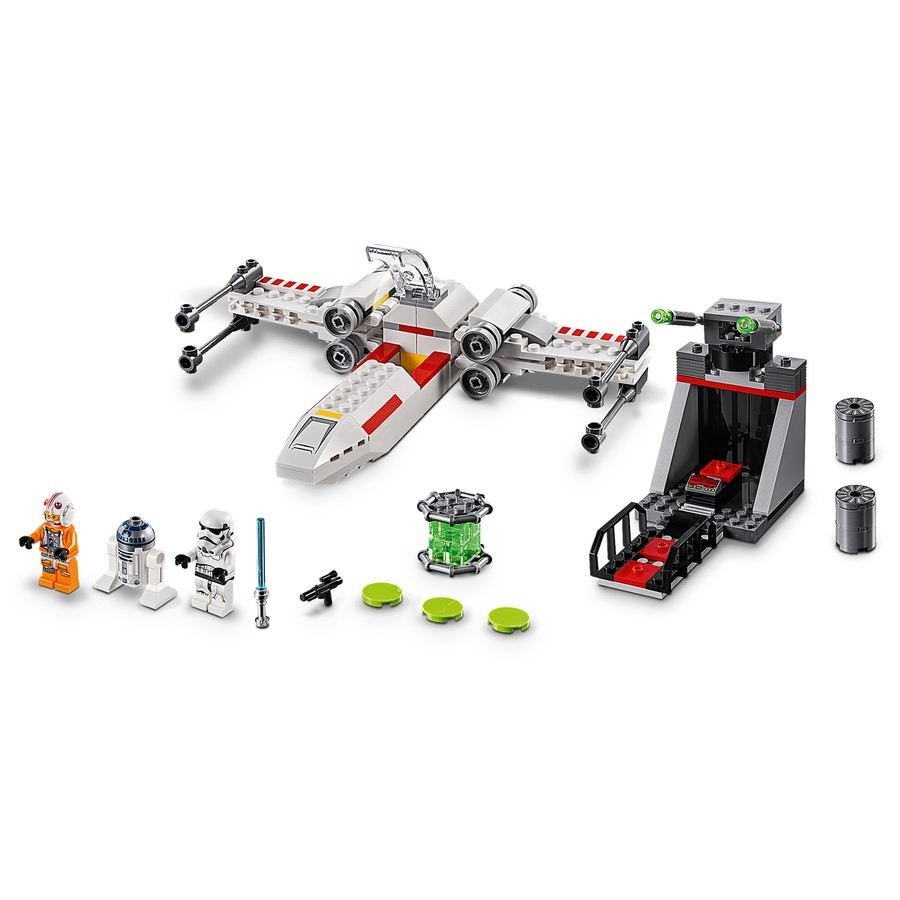 New Year's Sale - Lego Star Wars X-Wing Starfighter Trench Operate - Internet Inventory Blowout:£27[cob10480li]