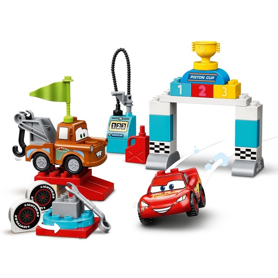 All Sales Final - Lego Duplo Lightning Mcqueen'S Race Day - Friends and Family Sale-A-Thon:£28