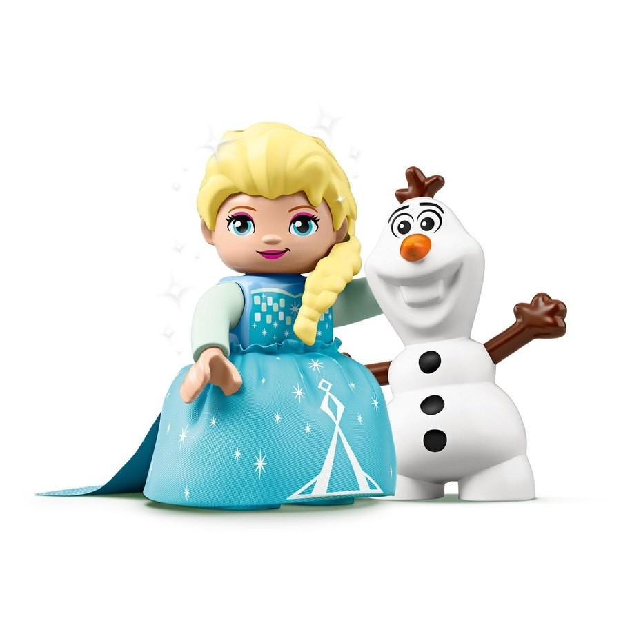 Lego Duplo Elsa As well as Olaf'S Tea ceremony