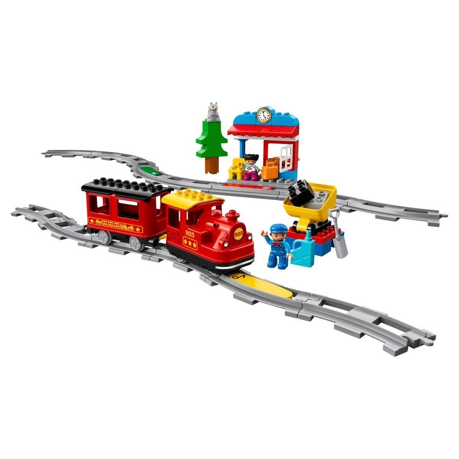 Last-Minute Gift Sale - Lego Duplo Heavy Steam Learn - Curbside Pickup Crazy Deal-O-Rama:£48