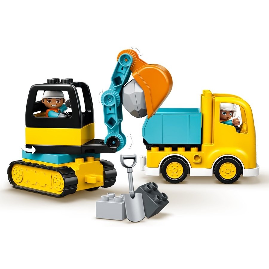 Doorbuster - Lego Duplo Truck & Tracked Bulldozer - Summer Savings Shindig:£19