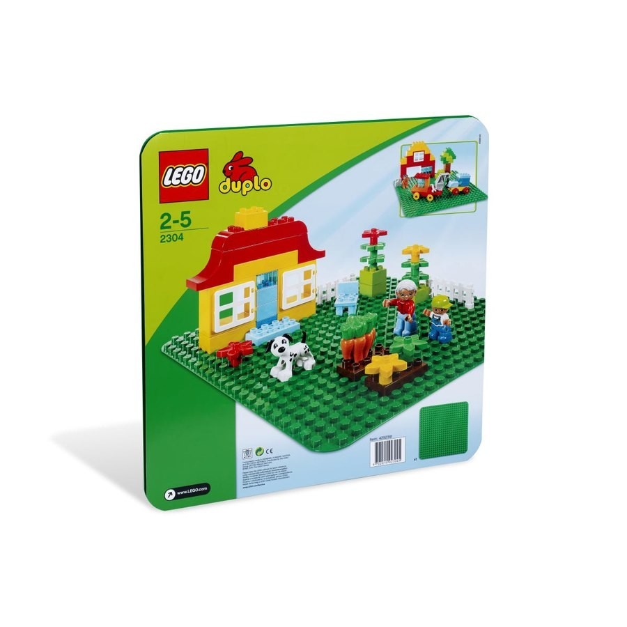 Lowest Price Guaranteed - Lego Duplo Eco-friendly Baseplate - Half-Price Hootenanny:£12[chb10555ar]