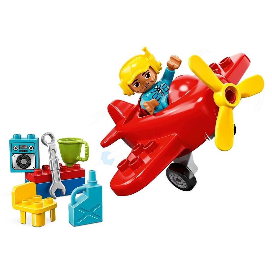 Curbside Pickup Sale - Lego Duplo Airplane - Unbelievable Savings Extravaganza:£9[cob10559li]