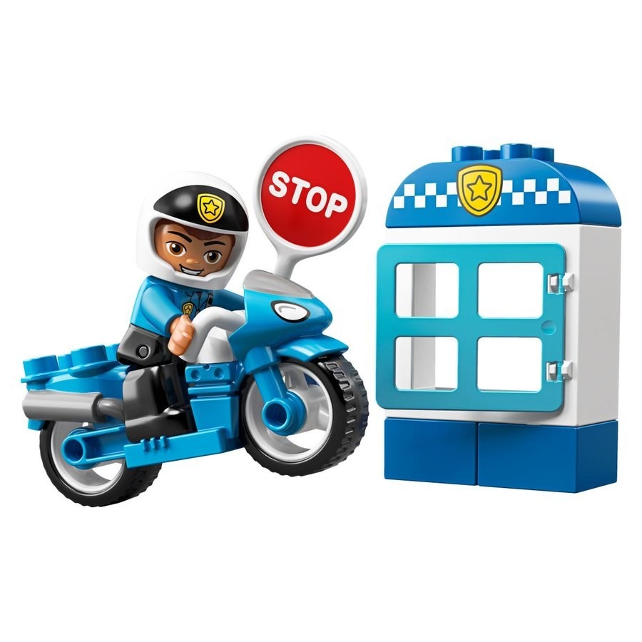 October Halloween Sale - Lego Duplo Authorities Bike - Markdown Mardi Gras:£9