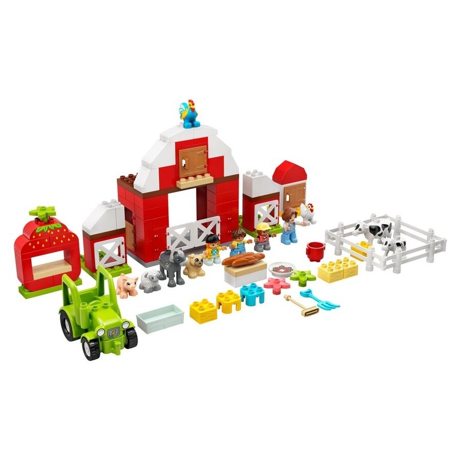 Back to School Sale - Lego Duplo Barntractor & Ranch Animal Treatment - Fire Sale Fiesta:£46